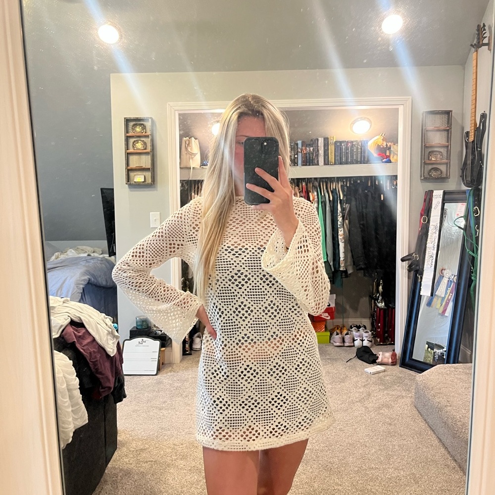 MNG (Mango) dress cover up/ bathing suit cover up